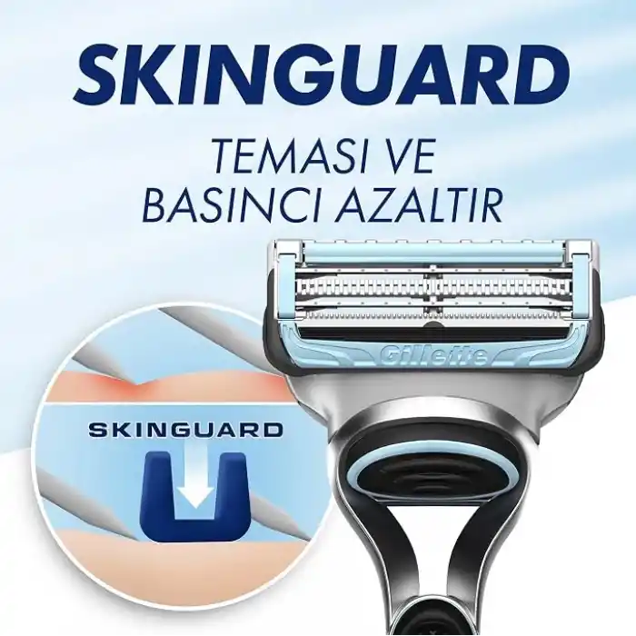 Gillette Skinguard Sensitive Yedek Tıraş Bıçağı 4 Adet