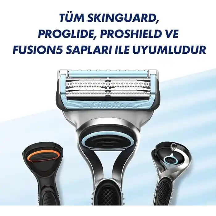 Gillette Skinguard Sensitive Yedek Tıraş Bıçağı 4 Adet