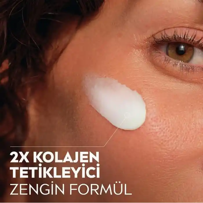 NIVEA Q10 Kırışıklık Karşıtı Gece Bakım Kremi 50 ml,Nemlendirici,Yenileyici,Kreatin,Hyaluronik Asit