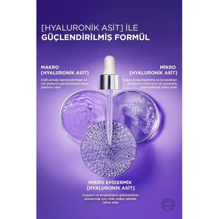 LOreal Paris Revitalift Filler %1.5 Saf Hyaluronik Asit İçeren Kırışıklık Karşıtı Serum 30 ml