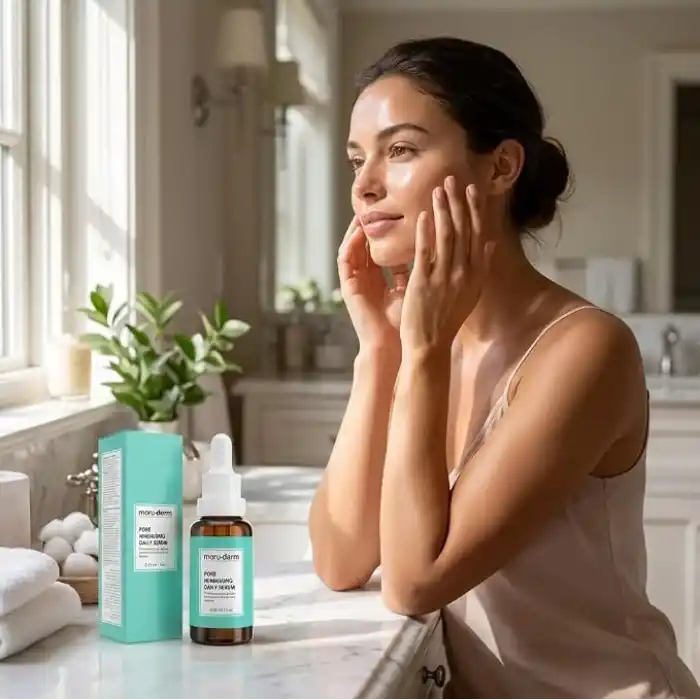Maruderm Salisilik Asit%2 & Niacinamide%5 Gözenek Görünümü İnceltici Cilt Serumu – Yağ Dengesi ve Pürüzsüzlük Destekleyici Yüz Serumu, 30 ML