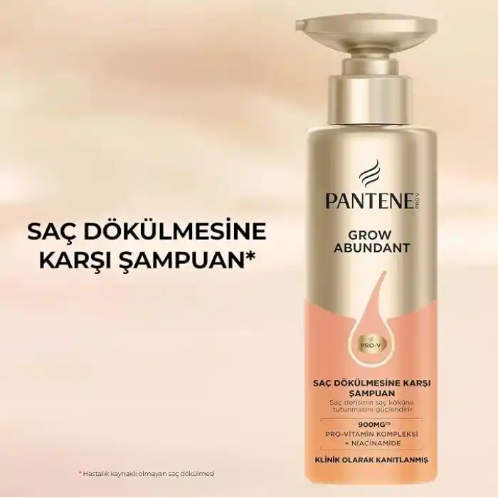 Pantene Grow Abundant Saç Dökülmesine Karşı Şampuan 300 ml