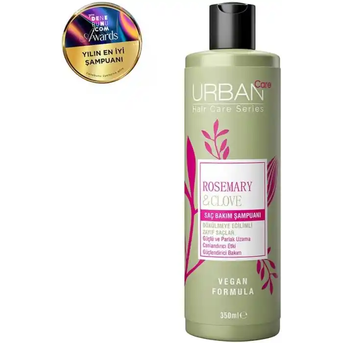 Urban Care Rosemary & Clove Biberiye ve Karanfil Canlandırıcı ve Güçlendirici Saç Bakım Şampuanı-350 ml-vegan