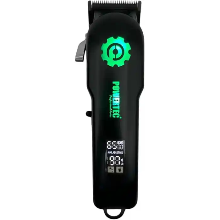 Powertec TR-2900 Profesyonel RGBli Tıraş Makinesi 14 Adet Taraklı & 2 Adet Makas Hediyeli