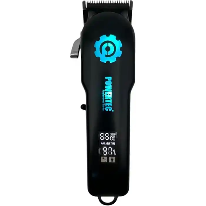 Powertec TR-2900 Profesyonel RGBli Tıraş Makinesi 14 Adet Taraklı & 2 Adet Makas Hediyeli