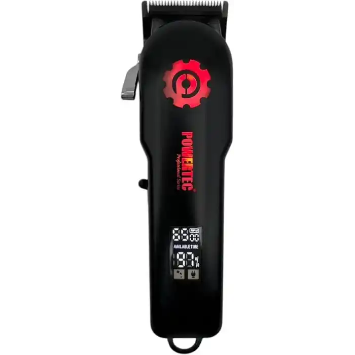 Powertec TR-2900 Profesyonel RGBli Tıraş Makinesi 14 Adet Taraklı & 2 Adet Makas Hediyeli