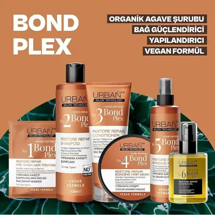 URBAN Care No.5 Bond Plex Yıpranma Karşıtı Saç Bakım Sütü 200 ml- Vegan