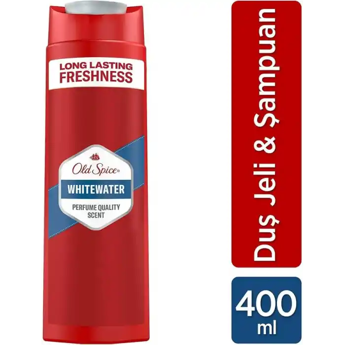 Old Spice Whitewater Erkekler İçin Duş Jeli ve Şampuan 400 ml