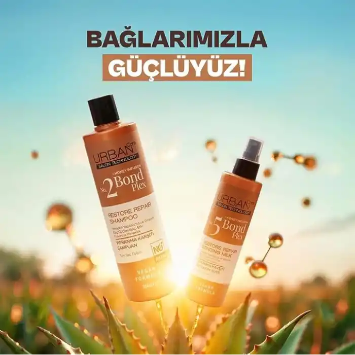 URBAN Care No.2 Bond Plex Yıpranma Karşıtı Saç Bakım Şampuanı Sülfatsız 350 ml- Vegan