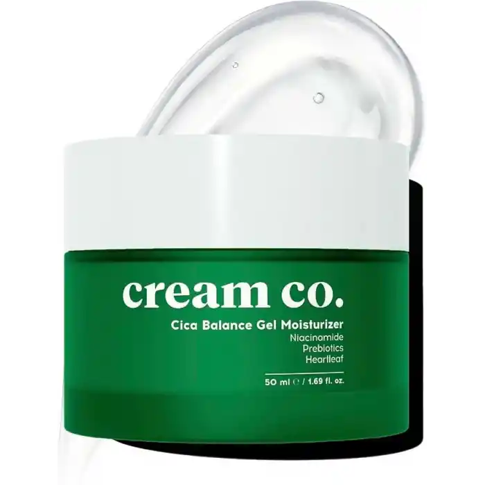 Cream Co. Cica Jel Krem Yağ Dengeleyici Su Bazlı Nemlendirici Yüz Kremi, Akneye Eğilimli Ciltler, 50 ml