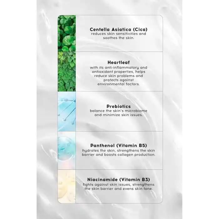 Cream Co. Cica Jel Krem Yağ Dengeleyici Su Bazlı Nemlendirici Yüz Kremi, Akneye Eğilimli Ciltler, 50 ml