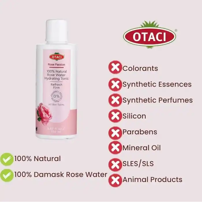 %100 Doğal Gül Suyu 150 ML