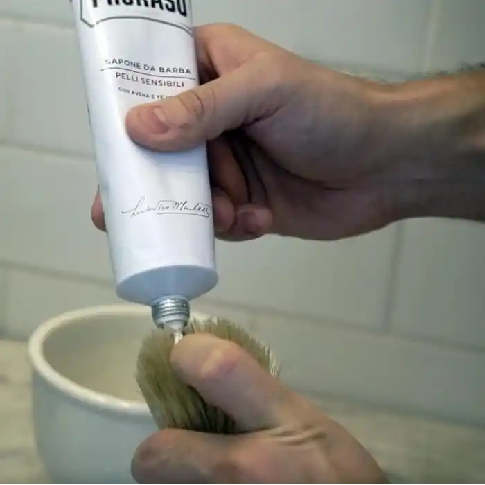 PRORASO 2019104 Tıraş Kremi, Yeşil Cay ve Yulaf Ozlü