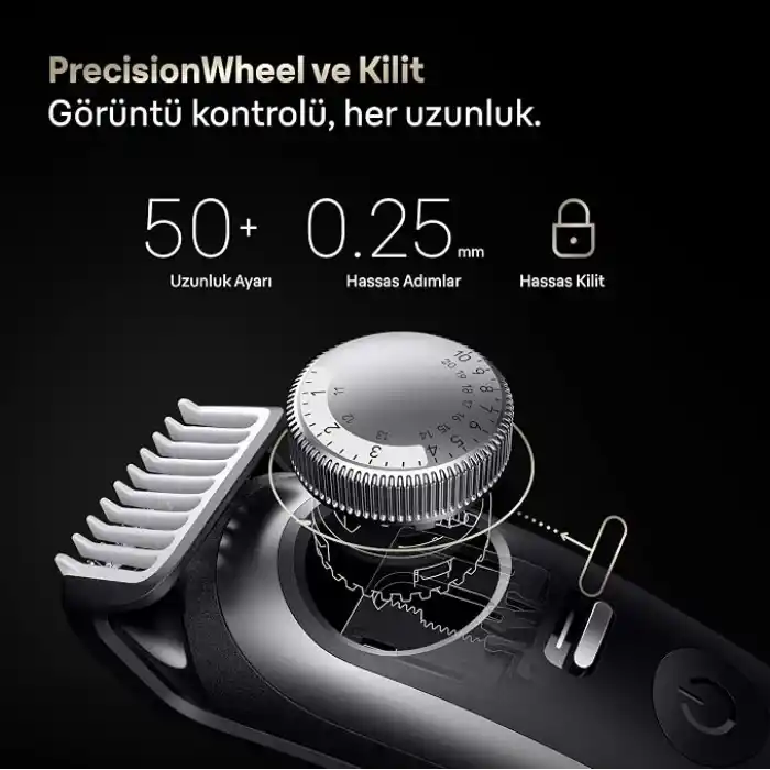 Braun Sakal Düzeltici Series 9, +7 Berber Ekipmanları, 52 Uzunluk, ProBlade, BT9520