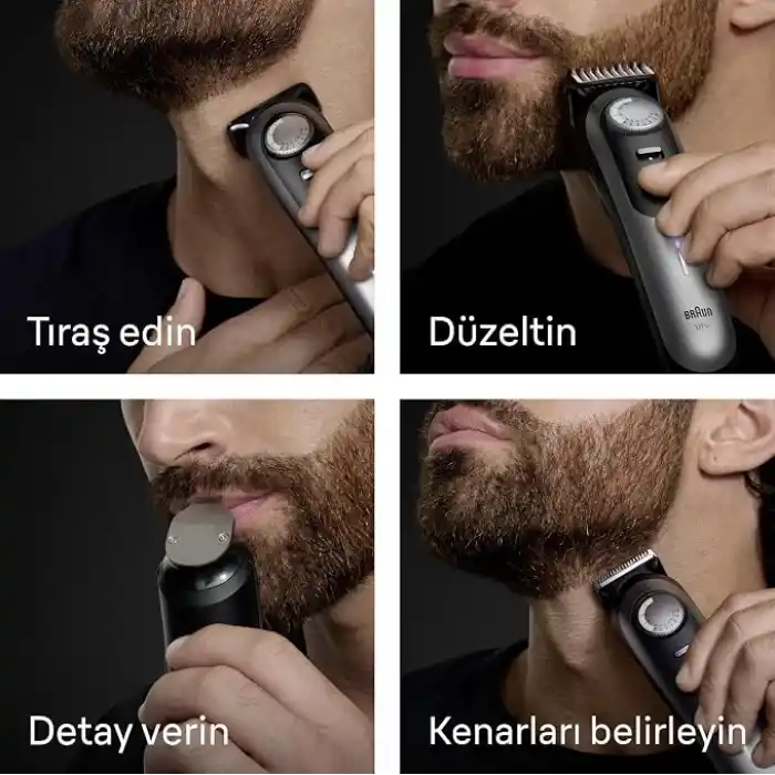 Braun Sakal Düzeltici Series 9, +7 Berber Ekipmanları, 52 Uzunluk, ProBlade, BT9520
