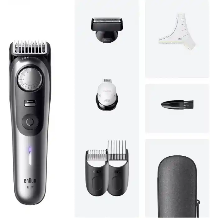Braun Sakal Düzeltici Series 9, +7 Berber Ekipmanları, 52 Uzunluk, ProBlade, BT9520