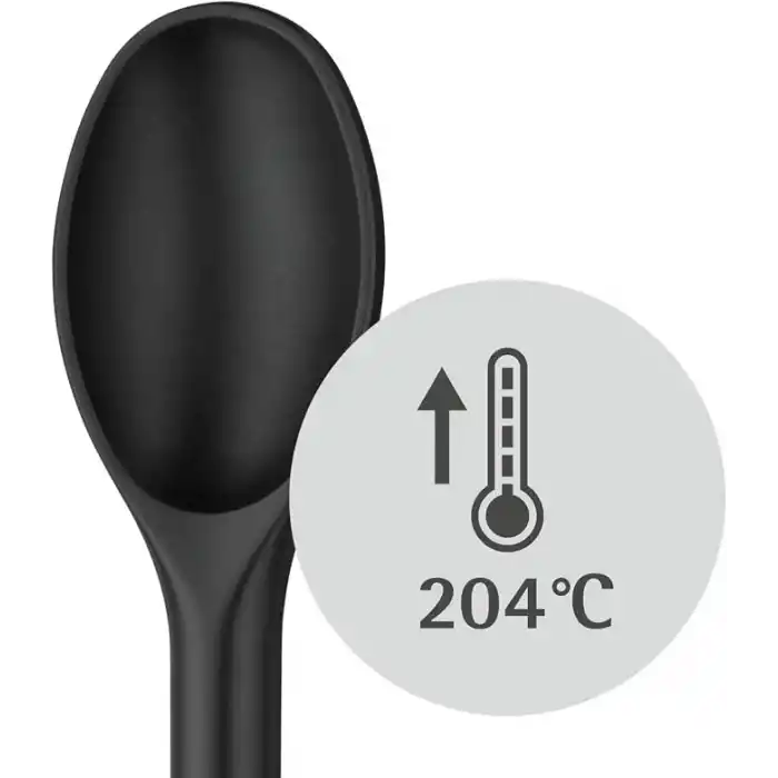 WMF Gourmet 30 cm Karıştırma Kaşığı, Isıya Dayanıklı Plastik Başlık, Cromargan® Yüksek Kaliteli Paslanmaz Çelik Sap, Bulaşık Makinesinde Yıkanabilir