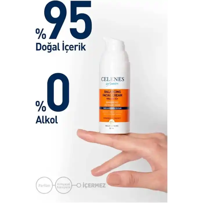 Celenes By Sweden Sea Buckthorn Dengeleyici Yüz Bakım Kremi Yağlı/Karma Ciltler 50 ml