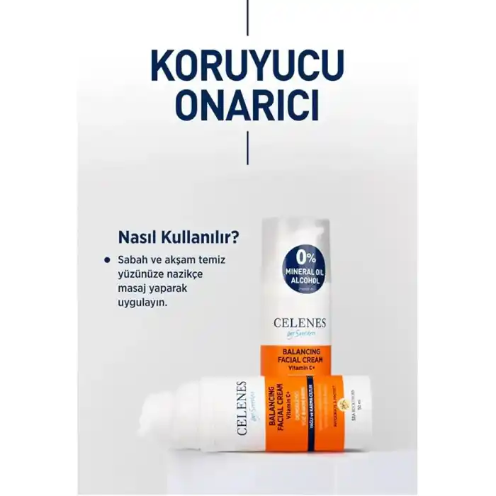Celenes By Sweden Sea Buckthorn Dengeleyici Yüz Bakım Kremi Yağlı/Karma Ciltler 50 ml