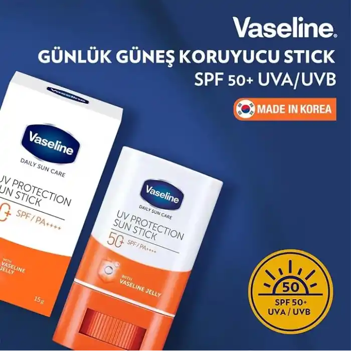 Vaseline Günlük Güneş Koruyucu Stick SPF 50+ 15g