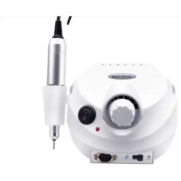 Coverzone Manikür Pedikür Makinesi Profesyonel 25000 Rpm Elektrikli Freze Tırnak Parlatıcı Törpü 3 Farklı Renk Seçeneği Nail Drill Parlatma Şekil Verme Çok İşlevli Kullanım F601 (Beyaz)