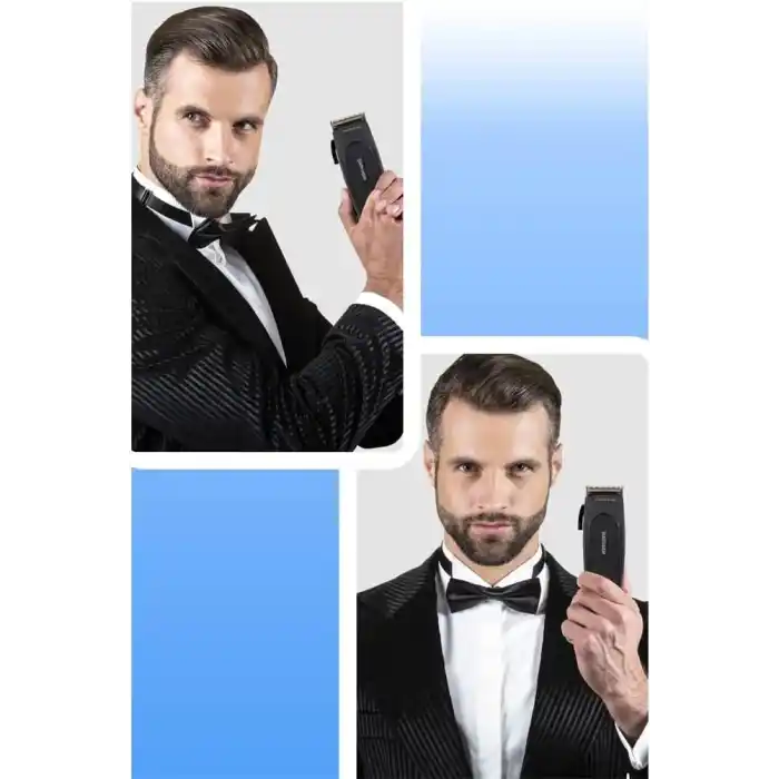 GoldMaster Titanyum Sessiz Ayarlanabilir Kesme Başlıklı Saç Ve Sakal Kesme Makinesi