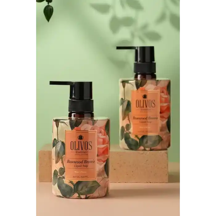 Olivos Sıvı Sabun Sanat Koleksiyonu Deneme Seti: Tablo Gibi Şişe Muhteşem Koku Nemlendiricili 5 ADET 500 ML