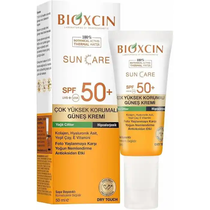 Bioxcin Sun Care Çok Yüksek Korumalı Yağlı Ciltler Için Güneş Kremi Spf 50+