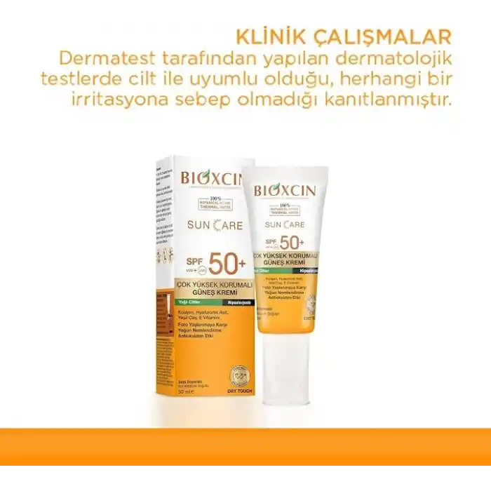 Bioxcin Sun Care Çok Yüksek Korumalı Yağlı Ciltler Için Güneş Kremi Spf 50+