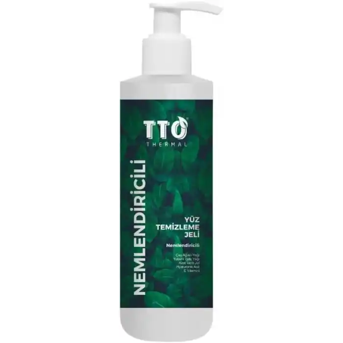 TTO Thermal Nemlendiricili Yüz Temizleme Jeli 200 ml, Aydınlatıcı, Canlandırma, Cilt Temizleme, Karma Tüm Ciltler