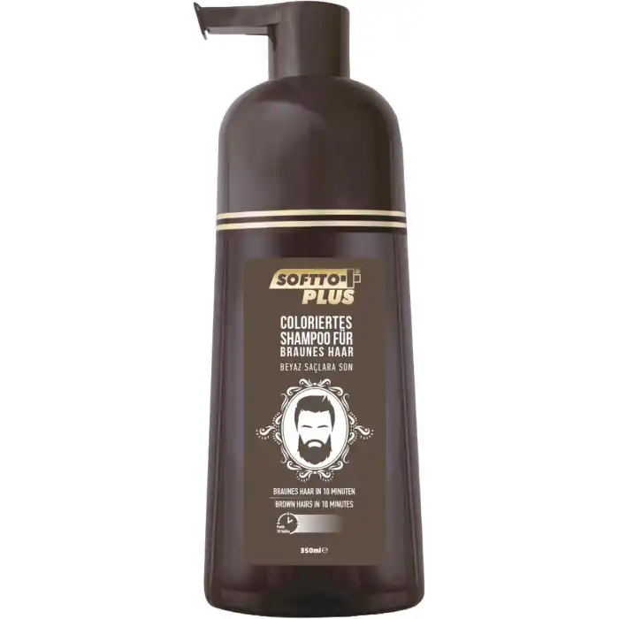 SOFTTO PLUS BROWN HAIR SHAMPOO 350 ML