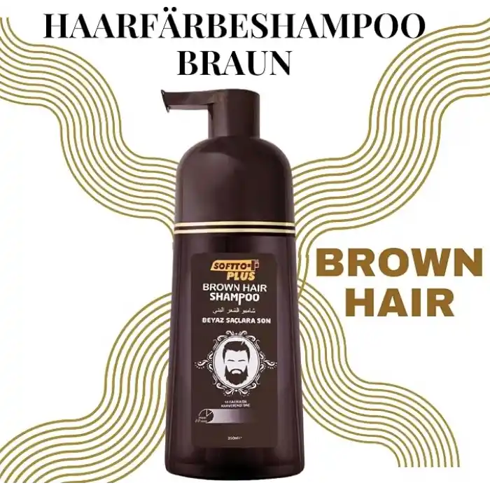 SOFTTO PLUS BROWN HAIR SHAMPOO 350 ML