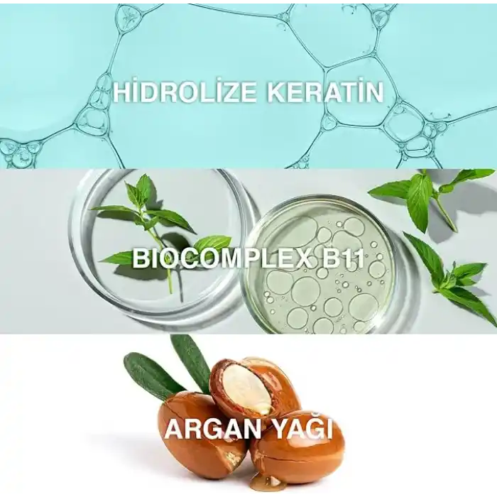 Bioxcin Keratin & Argan Onarıcı Saç Bakım Maskesi 225 ml – Yıpranmış Saçlar İçin Nemlendirici ve Onarıcı Bakım