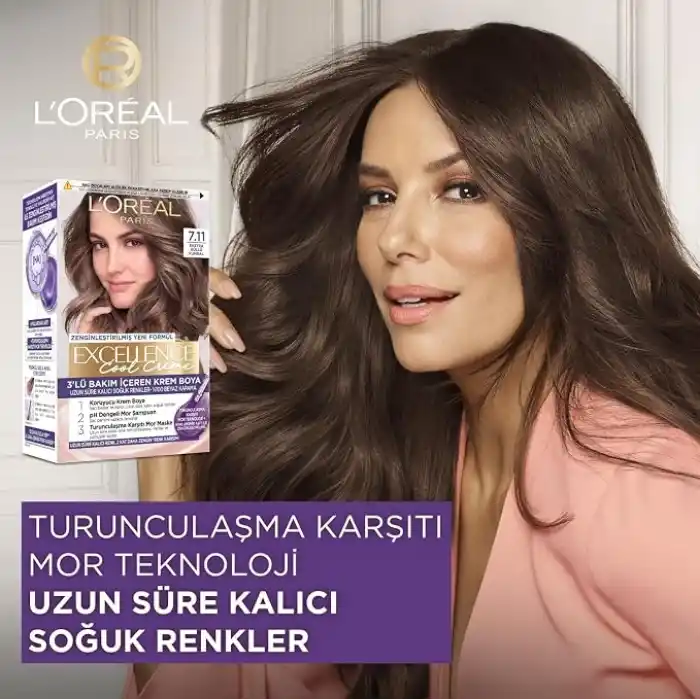 L’Oréal Paris Excellence Cool Creme Saç Boyası - 8.11 Ekstra Küllü Sarı