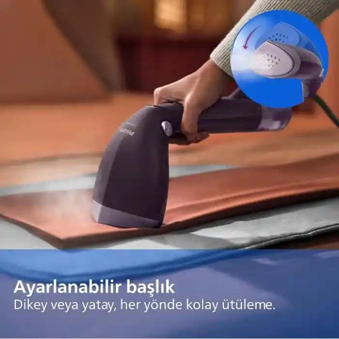 Philips 7000 Serisi El Tipi Kıyafet Buharlı Ütü, 1500W Güçlü Buhar