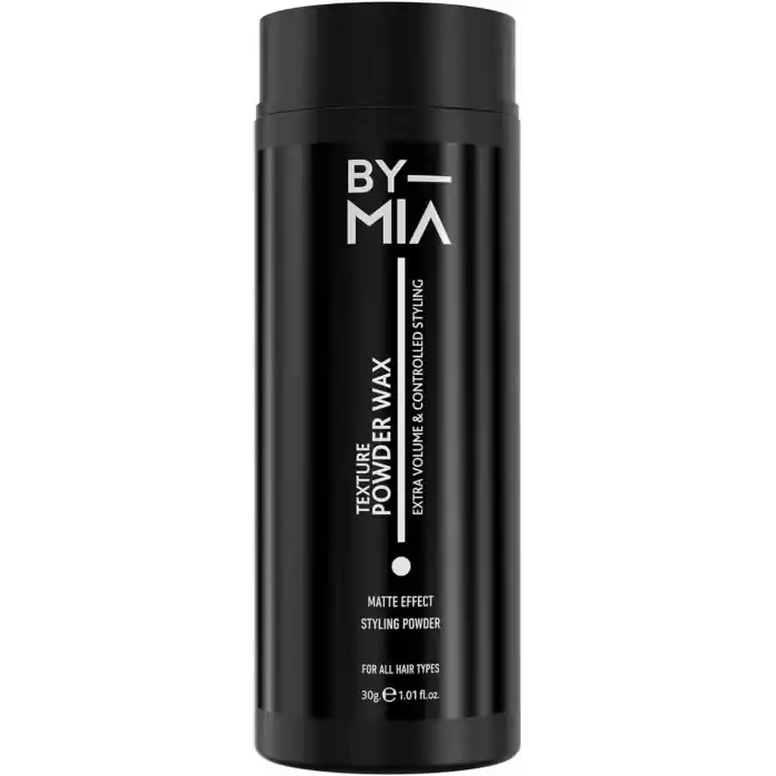 BY MIA Saç Şekillendirici Pudra Wax 30gr | Mat Efektli Toz Wax | Matlaştırıcı ve Hacim Verici | Saç Kökü Güçlendirici | Kalınlaştırıcı Toz