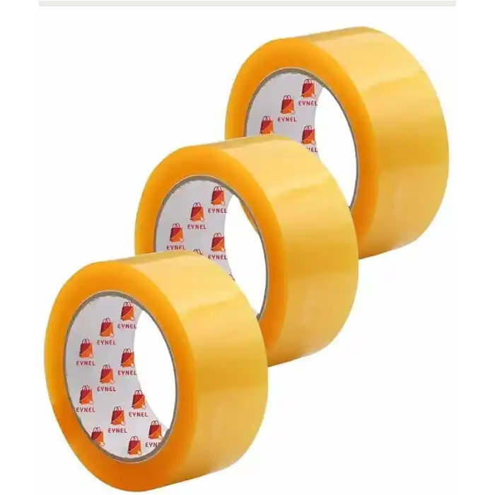 45 mm x 100 Metre Hotmelt Koli Bandı (1. KALİTE) Şeffaf Renkli, Güçlü Yapışkan, Kağıda Kartona Yapışır (3)