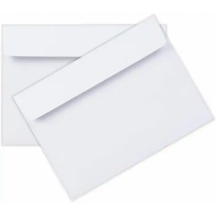 AEE® 100 Adet Kendinden Yapışkanlı Zarf Davetiye Mektup Para Belge Dilekçe Düğün Kına Nişan Sünnet 16,3cm X 11,5cm 100lü