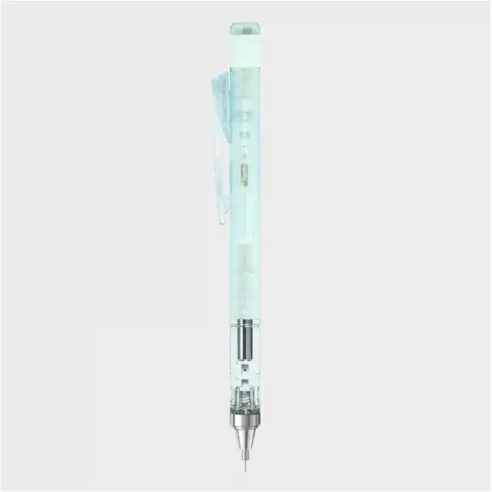 Tombow Mechanicai Mono Grafit Kalem, Yenilikçi Sallama Mekanizmalı, Mono Silgi, Sınırlı Sayıda, Pastel Cam Rengi, 0,5 mm, Mavi
