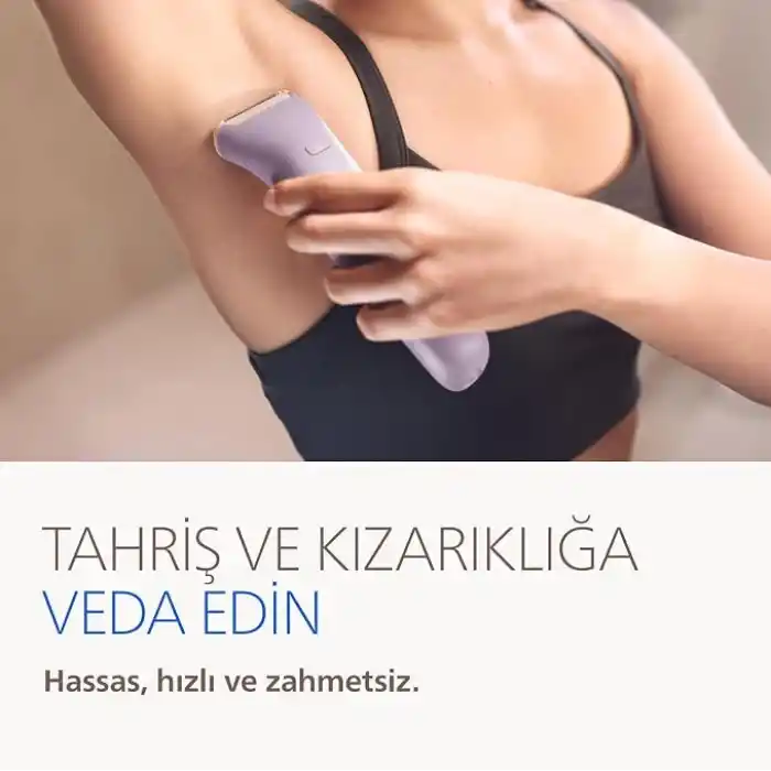 Philips Epilatör Serisi 9000, Kablosuz, Islak ve Kuru Kullanım, ProGuide, LED Işık, 32 Cımbız, BRE728/05