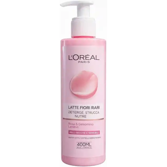 L’Oréal Paris Değerli Çiçekler Temizleme Sütü Kuru ve Hassas Ciltler (400 ml)