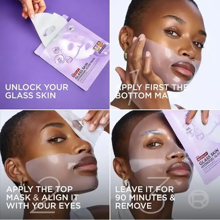 LOreal Skin Expert L’Oreal Paris Revitalift Glassy Skin Şeffaflaşan Hidrojel Maske