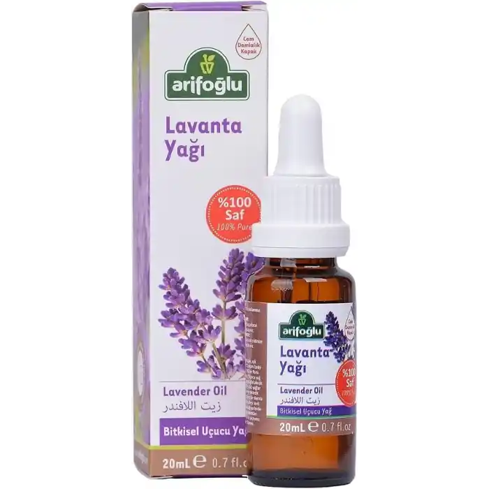 Arifoğlu Lavanta Yağı 20ml Katkısız ve Doğal İçerikli Cilt Bakım Yağı Aromaterapi