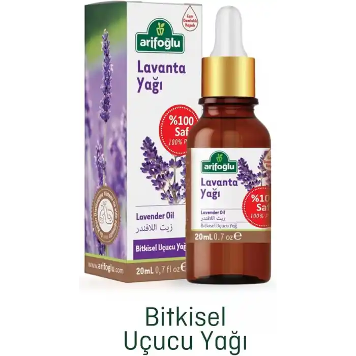 Arifoğlu Lavanta Yağı 20ml Katkısız ve Doğal İçerikli Cilt Bakım Yağı Aromaterapi