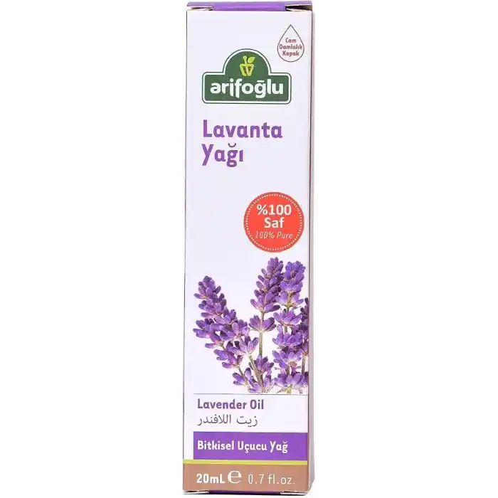 Arifoğlu Lavanta Yağı 20ml Katkısız ve Doğal İçerikli Cilt Bakım Yağı Aromaterapi