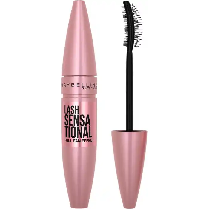 Maybelline New York Lash Sensational Yelpaze Etkili Siyah Maskara 1 Paket (1 x 9.5 ml)