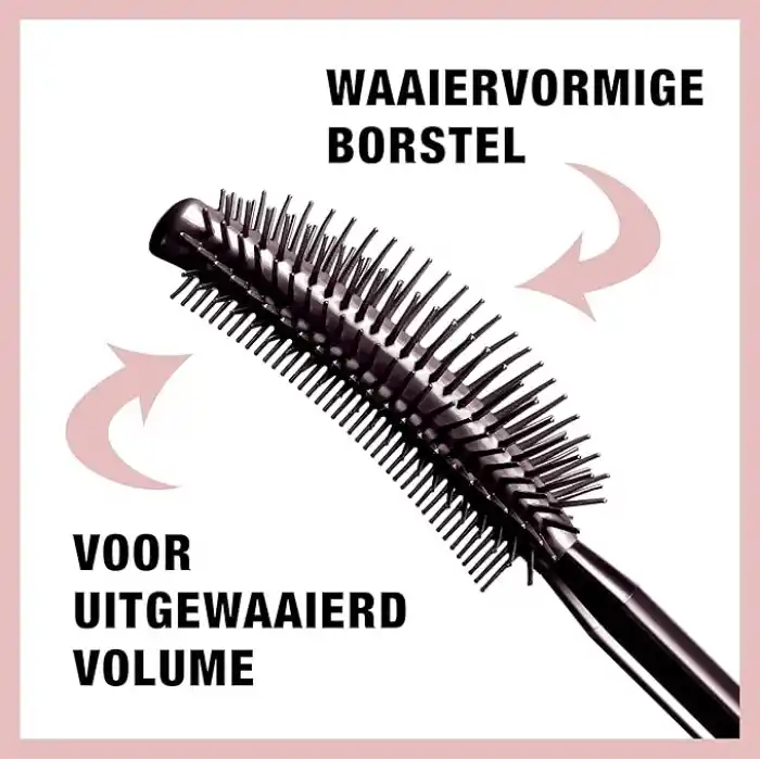 Maybelline New York Lash Sensational Yelpaze Etkili Siyah Maskara 1 Paket (1 x 9.5 ml)