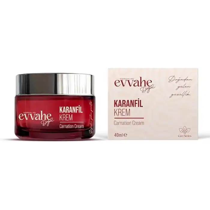 Evvahe Doğal Karanfil, (FERAHLATICI, KOKU), Krem, (40ML)
