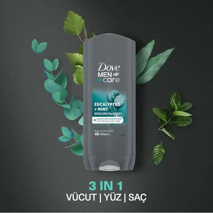 Dove Men Care Eucalyptus Mint Duş Jeli 400 Mililitre
