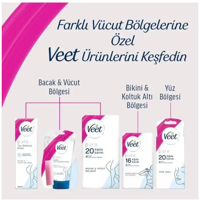 VEET PURE TÜY DÖKÜCÜ KREM HASSAS CİLT 200 ML